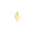 14k Yellow Gold Mini Heart Charm