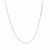 Sterling Silver Rhodium Plated Cable Chain (0.80 mm)