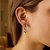 Classic Hoop Earrings in 14k White Gold (4x25mm)