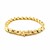 14k Yellow Gold 8 1/2 inch Mens Polished Narrow Rounded Link Bracelet (5.50 mm)