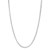 Sterling Silver Rhodium Plated Oval Snake Chain (4.20 mm)