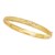 Fancy Diamond Cut Bangle in 14k Yellow Gold (6.00 mm)