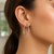 Classic Hoop Earrings in 14k White Gold (1.5x30mm)