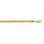 Braided Foxtail Anklet in 14k Yellow Gold (3.5 mm)