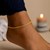 Braided Foxtail Anklet in 14k Yellow Gold (3.5 mm)