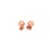 Classic Round Stud Earrings in 14k Rose Gold (7.00 mm)
