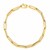 10K Yellow Gold Lite Paperclip Bracelet  (4.20 mm)