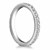 Elegant Round Cut Diamond Eternity Ring in 14K White Gold