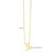 14K Yellow Gold Capricorn Necklace