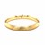 Classic Floral Cut Bangle in 14k Yellow Gold (8.00 mm)