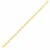Infinity Twist and Oval Link Bracelet in 14k Two-Tone Gold (3.00 mm)