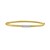 14K TwoTone Gold With Diamond Italian Cable Bracelet