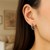 Classic Hoop Earrings in 14k White Gold (3x15mm)