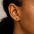 Spherical Shiny Stud Earrings in 14k Yellow Gold (5mm)