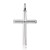 High Polish Cross Pendant in Sterling Silver
