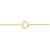 14K Yellow Gold Mini Initial D Bracelet