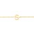 14K Yellow Gold Mini Initial S Bracelet