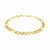 Lite Figaro Bracelet in 14k Yellow Gold  (6.60 mm)