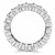 Classic Common Prong Princess Cut Diamond Eternity Ring in 14k White Gold