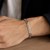 Solid Curb Bracelet in 14k White Gold  (5.70 mm)