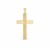 14k Yellow Gold High Polish Textured Stripe Pendant