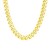 14k Yellow Gold Polished Miami Cuban Chain Necklace