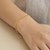 Lite Figaro Bracelet in 10k Yellow Gold  (4.70 mm)