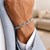 Sterling Silver Anchor Chain Bracelet (6.40 mm)