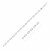 Sterling Silver Rhodium Plated Anchor Chain (6.0 mm)