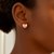 Polished Puffed Heart Earrings in 14k Rose Gold