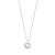 Sterling Silver Rhodium Plated Heart Locket Necklace