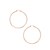 Classic Hoop Earrings in 14K Rose Gold (2x55 mm)