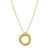 14K Yellow Gold Interlocking Large Trinity Necklace