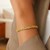 Polished Byzantine Chain Bracelet in 14k Yellow Gold (6.00 mm)