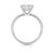 2 Carat Princess Lab Grown IGI G/VS1 Diamond Solitaire Ring in 10K White Gold