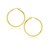 Classic Hoop Earrings in 10k Yellow Gold (2x25mm)