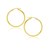 Classic Hoop Earrings in 10k Yellow Gold (2x25mm)