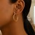 Classic Hoop Earrings in 10k Yellow Gold (2x25mm)