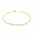 Singapore Anklet in 10k Yellow Gold (1.5 mm)