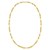 14K Yellow Gold Five And One Paperclip Link Chain Necklace
