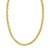 14K Yellow Gold Mirror Rolo Link Chain Necklace (7.30 mm)