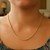 Semi Solid Box Chain in 14k Yellow Gold (2.5 mm)