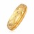 Classic Floral Cut Bangle in 14k Yellow Gold (13.50 mm)