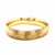 Classic Floral Cut Bangle in 14k Yellow Gold (13.50 mm)