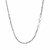 Classic Rhodium Plated Sparkle Chain in 925 Sterling Silver (2.2mm)