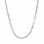 Classic Rhodium Plated Sparkle Chain in 925 Sterling Silver (2.20 mm)