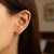 Round Shiny Stud Earrings in 14k Yellow Gold (4mm)