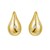 14K Yellow Gold Diamond Raindrop Earrings