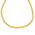 Polished Necklace with a Panther Chain Link in 14k Yellow Gold