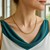 Polished Necklace with a Panther Chain Link in 14k Yellow Gold